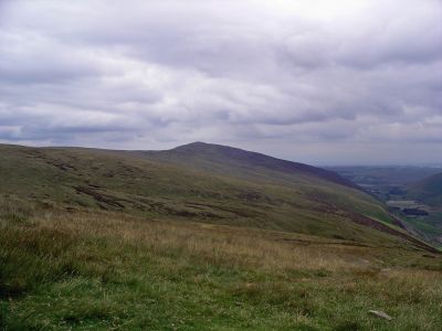 View along ridge to Carrock Fell