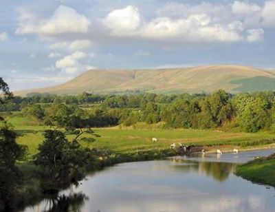 Pendle Hill Close to the End of Two Roses Way