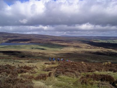 Decending Halton Moor